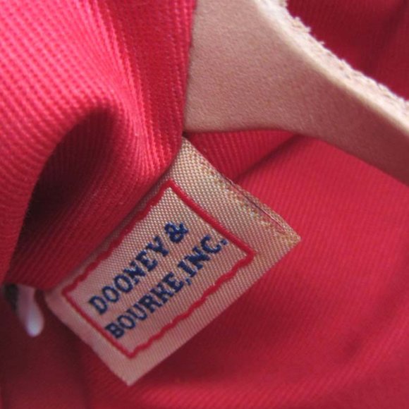 DOONEY & BOURKE multi-color coated leather hand bag shoulder bag hobo - Picture 6 of 7